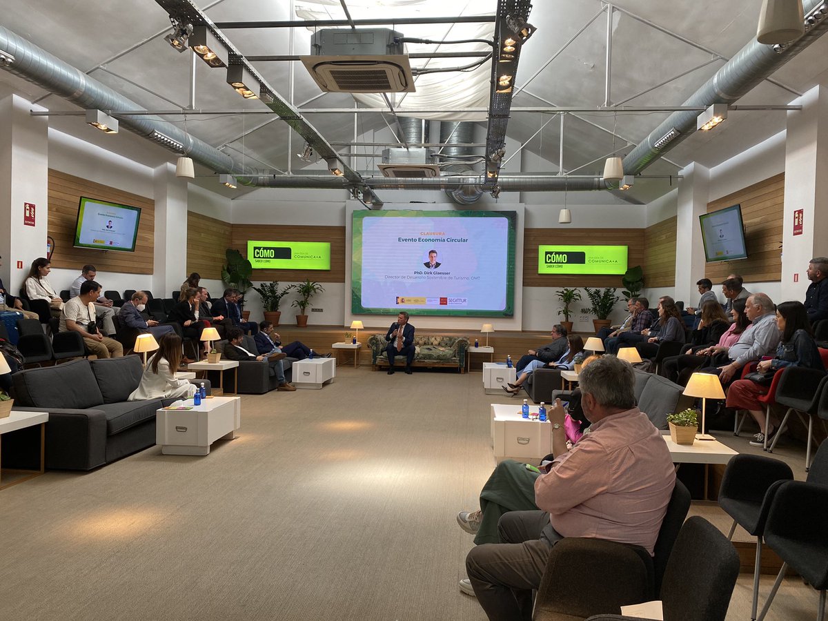 El director de Desarrollo Sostenible de Turismo de la <a href="/UNWTO/">UN Tourism</a> <a href="/DirkGlaesser/">Dirk Glaesser</a> destaca que España actúa con credibilidad en materia de sostenibilidad turística durante la presentación guía de aplicación de #economiacircular en el sector turístico <a href="/SEGITTUR/">SEGITTUR</a>