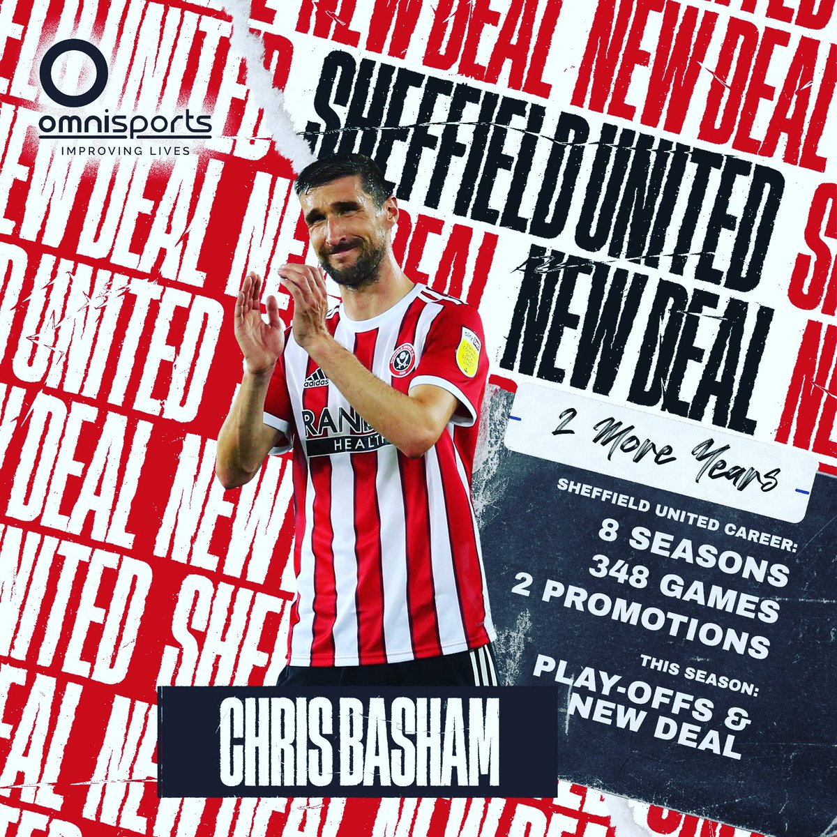 Congratulations to our legendary client Chris Basham on signing his new contract with @SheffieldUnited A true hard working professional. A pleasure working with @JLFOmniSports and @OmniSports_ to get the deal done!!