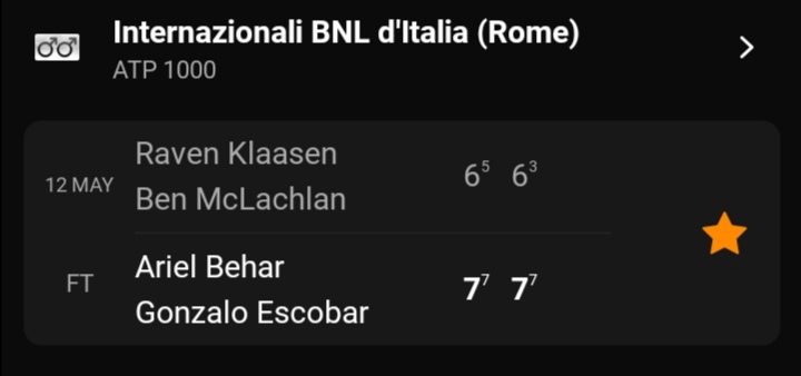 DeporPai's tweet photo. Triunfo para para los sudamericanos por doble 7/6 en #ForoItalico
Esperan por Ebden/Purcell o Golubev/González en 3ra ronda
#deporpai https://t.co/tPVHQgIJS0