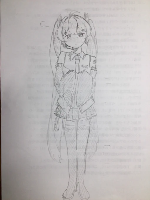 考査の世界史が難しすぎてテスト中絶望しながらお絵描きしてた 