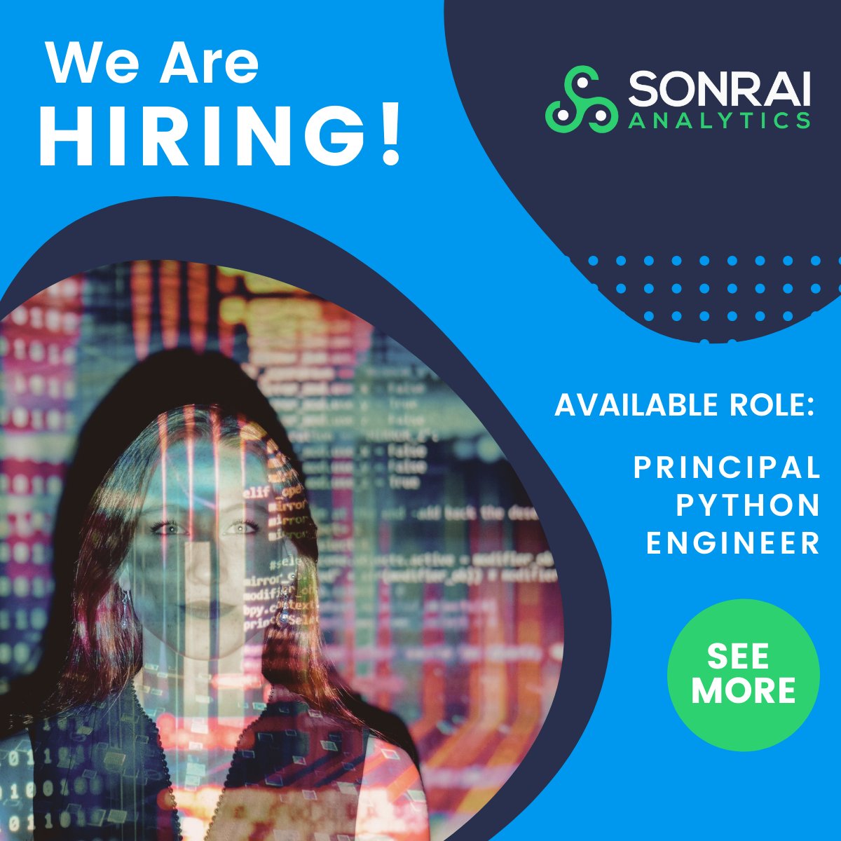 📢 Calling All Python Engineers 📢@SonraiLtd is hiring! - WFH. Share with a Python Engineer you know bit.ly/3m34QhR