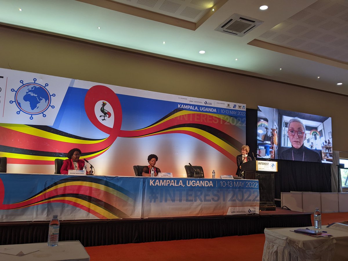 "Addressing COVID19 Setbacks among Women Professionals: Supporting Gender-Sensitive Resilient Strategies" at #INTEREST2022, w/ <a href="/SabrinaKitaka/">Sabrina Kitaka</a>
<a href="/LindaGailBekker/">Linda-Gail Bekker</a>, Dr. Pauline Byakika-Kibwika, &amp; <a href="/HankinsCanfemme/">Catherine Hankins</a>. A key point: #GBV also affecting women scientists during COVID19