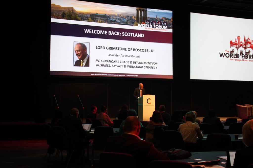 GerryGrimstone's tweet photo. Pleased to promote the UK as an investment powerhouse at the World Forum for Foreign Direct Investment in Edinburgh.
High-value, high-impact investment provides a significant contribution to job creation and economic growth across the UK. 🇬🇧📈
#WorldForum22 https://t.co/iI9iMtdzhB