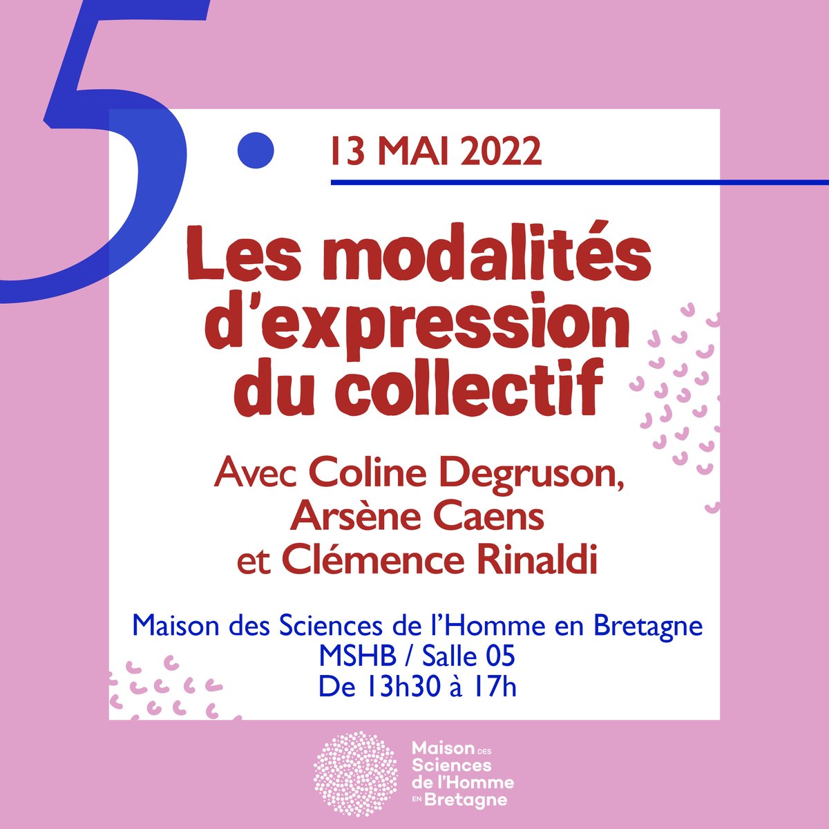 LaboAlef's tweet photo. La 5ème séance du séminaire ALEF sur la création collective, c'est DEMAIN ✨ Retrouvez-nous à la @MshBretagne ! https://t.co/aJ57LzA8hf