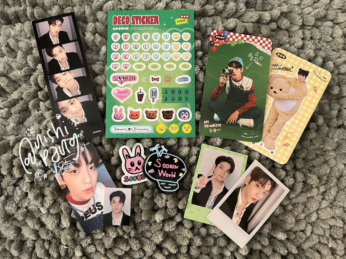 nishipang's tweet photo. ꔛ wts lfb ph
pls help rt

soobin deco kit member set
　𓂋　PHP 200
    𓂋    onhand; no rush shipping
    𓂋    mint condition
　𓂋　#maeilppang 🍘

.ᐟ wts lfb ph txt soobin deco kit member set nrpc https://t.co/DDlKhfysiW