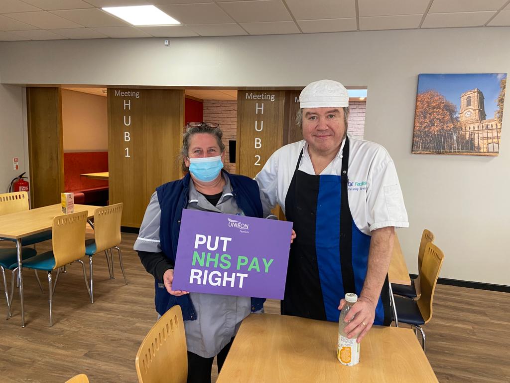 NorthernUNISON's tweet photo. Celebrating #IND2022 with @UNISONGheadH and supporting the campaign to  #PutNHSPayRight 
Please sign our open letter- click on the link https://t.co/jo8Nz8EQwW 
#WithNHSStaff https://t.co/LTkMaqv6Pz