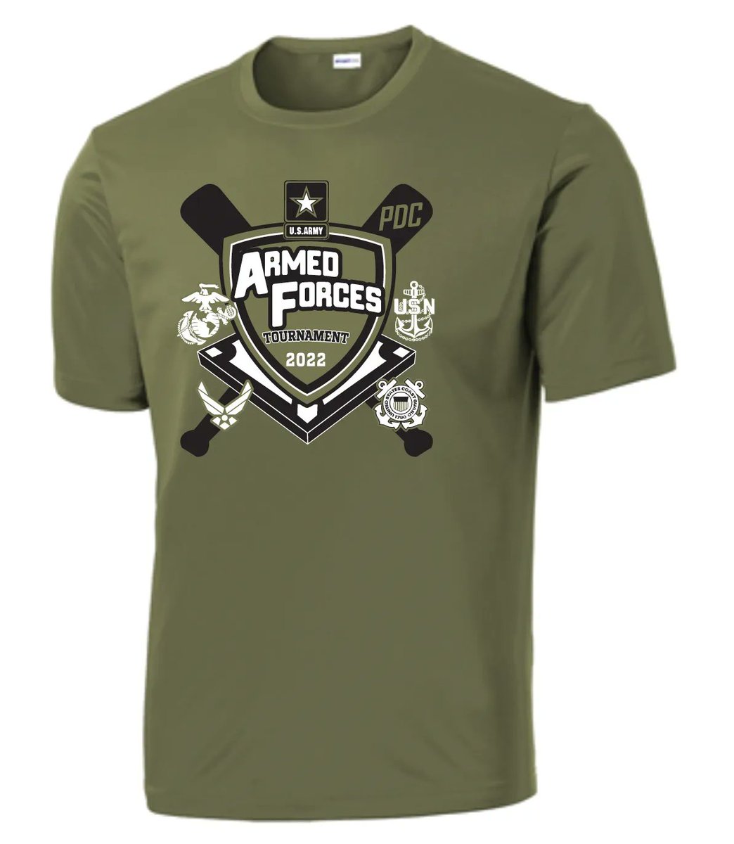 pdcbaseballpa's tweet photo. ARMED FORCES TOURNAMENT T-SHIRT
$20.00 Each
(+$2 for XXL / +$3 for XXXL)
See you this weekend at #pdcbaseball #buckscounty https://t.co/Il64U31dGW
