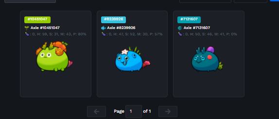 axie_rugan's tweet photo. Want some #AxieScholarships? Join my discord server and I will give you a team right away
$SLP
https://t.co/jjzpORVFE5
Here are the vacant teams
40%Scholar/60% Guild
if you can manage 1.8k MMR I will give you a 50/50 split https://t.co/mlxkqf5PBQ