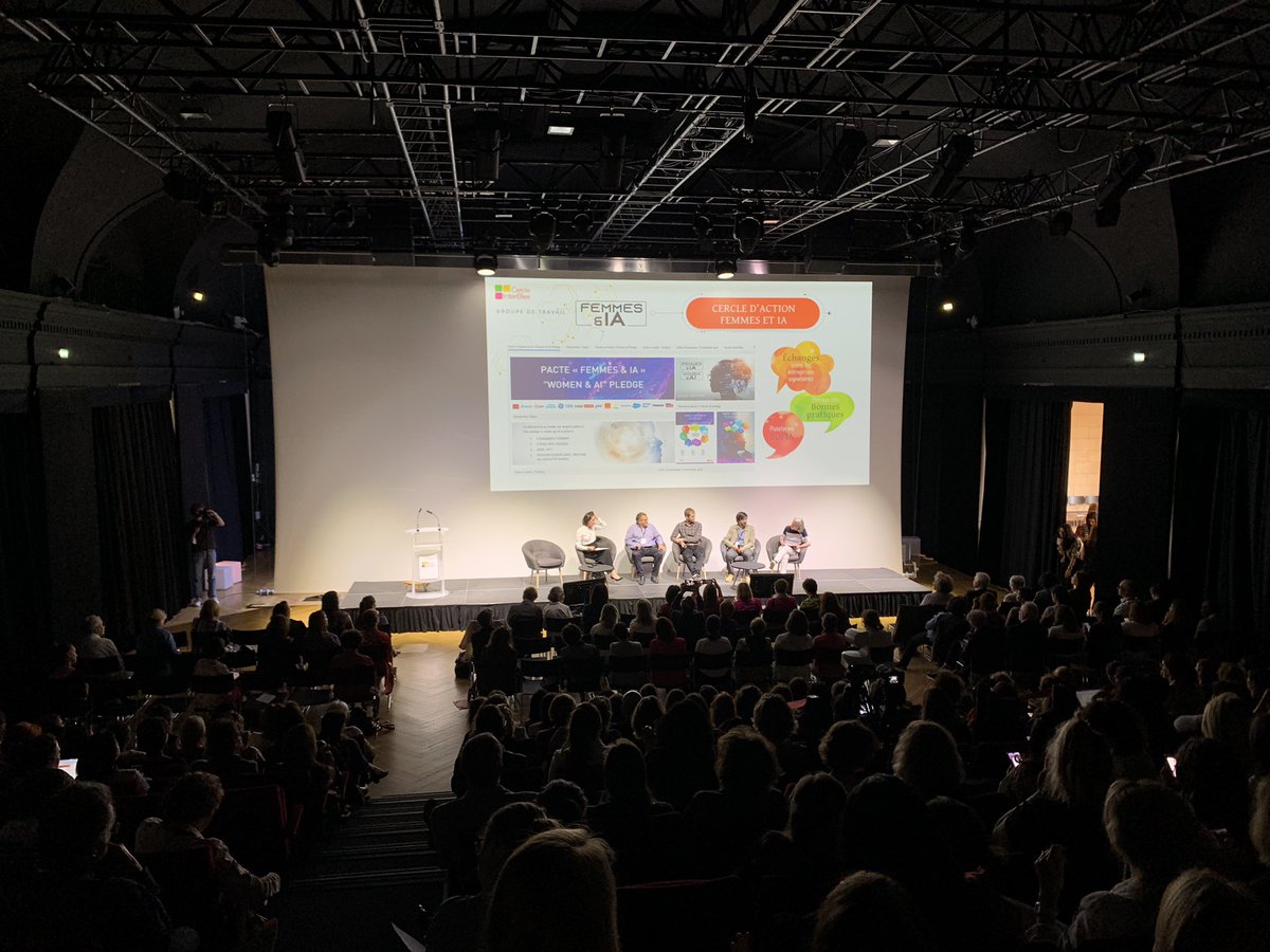 InterElles's tweet photo. Pierre Gardeux (@groupe_NGE ), Josselin Kherroubi (Schlumberger) et Jean-Reynald Macé (@Oranogroup) nous livrent leur témoignage sur ce que la signature de la charte Femmes &amp; IA a apporté à leur entreprise ! 

#InterL22 #Pledge #FemmesetIA https://t.co/LcL8J6VQ6U