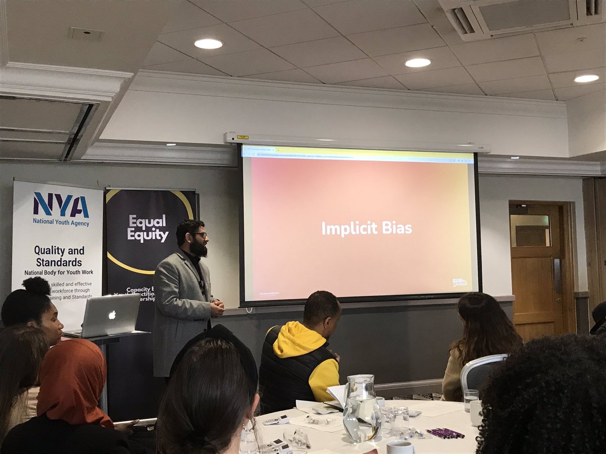 natyouthagency's tweet photo. Ayub addresses the implicit bias they have faced at @hereforyouthuk when using their previous organisational name (The Islamic Network) to apply for funding. He goes on to discuss the bias young people face on a day to day basis

#ThePowerofNow https://t.co/l5BLf64zZ8