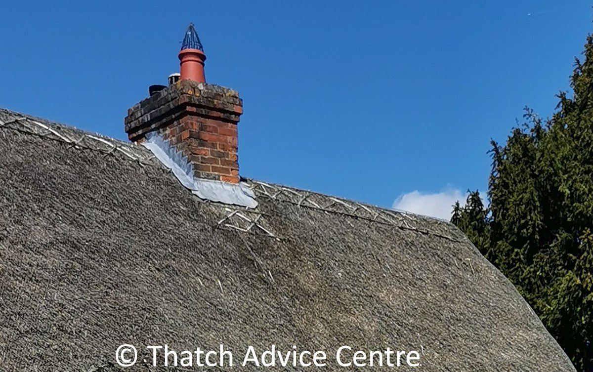 ThatchAdvice's tweet photo. Following on from our Q & A theme the other week. Another #firesafety tip from us. Here's a #birdguard (others are available) to deter birds from sitting on your chimney and/ or making a nest. https://t.co/k5HTADqNCZ https://t.co/XvvdBLiQZw