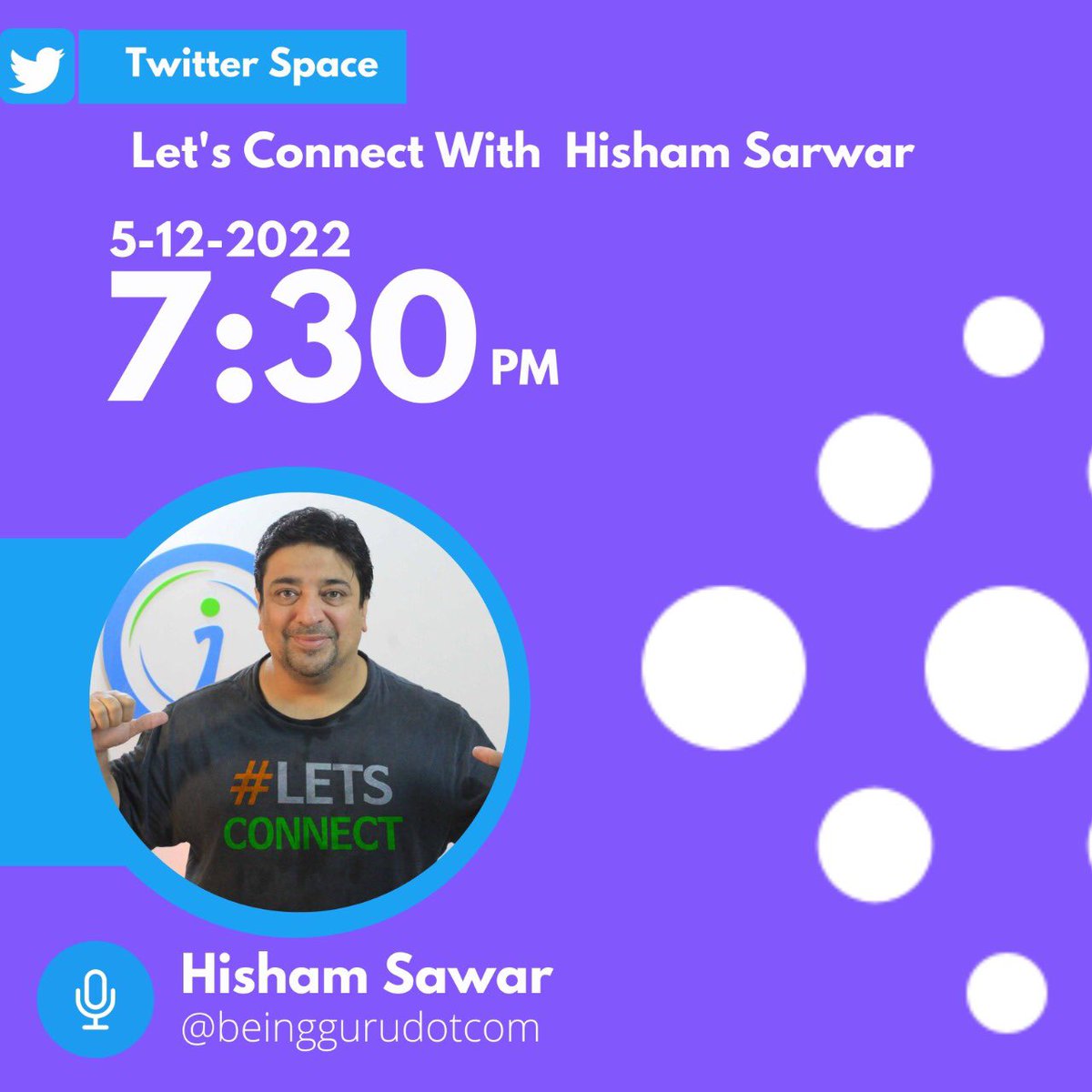 Ziaakamal's tweet image. Excited #letsconnet #hishamsarwar
