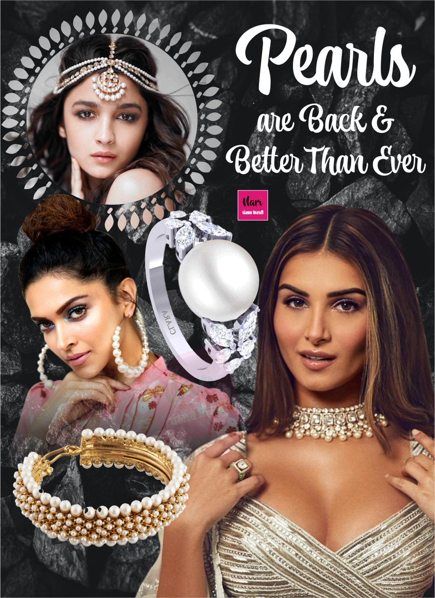 NariKesari's tweet photo. #Fashiontips
Pearls Are Back and Better Than Ever
#Pearls #tarasutaria #deepikapadukone #Axtor #Bollywood #Pearlfashion https://t.co/faB24PwuhI