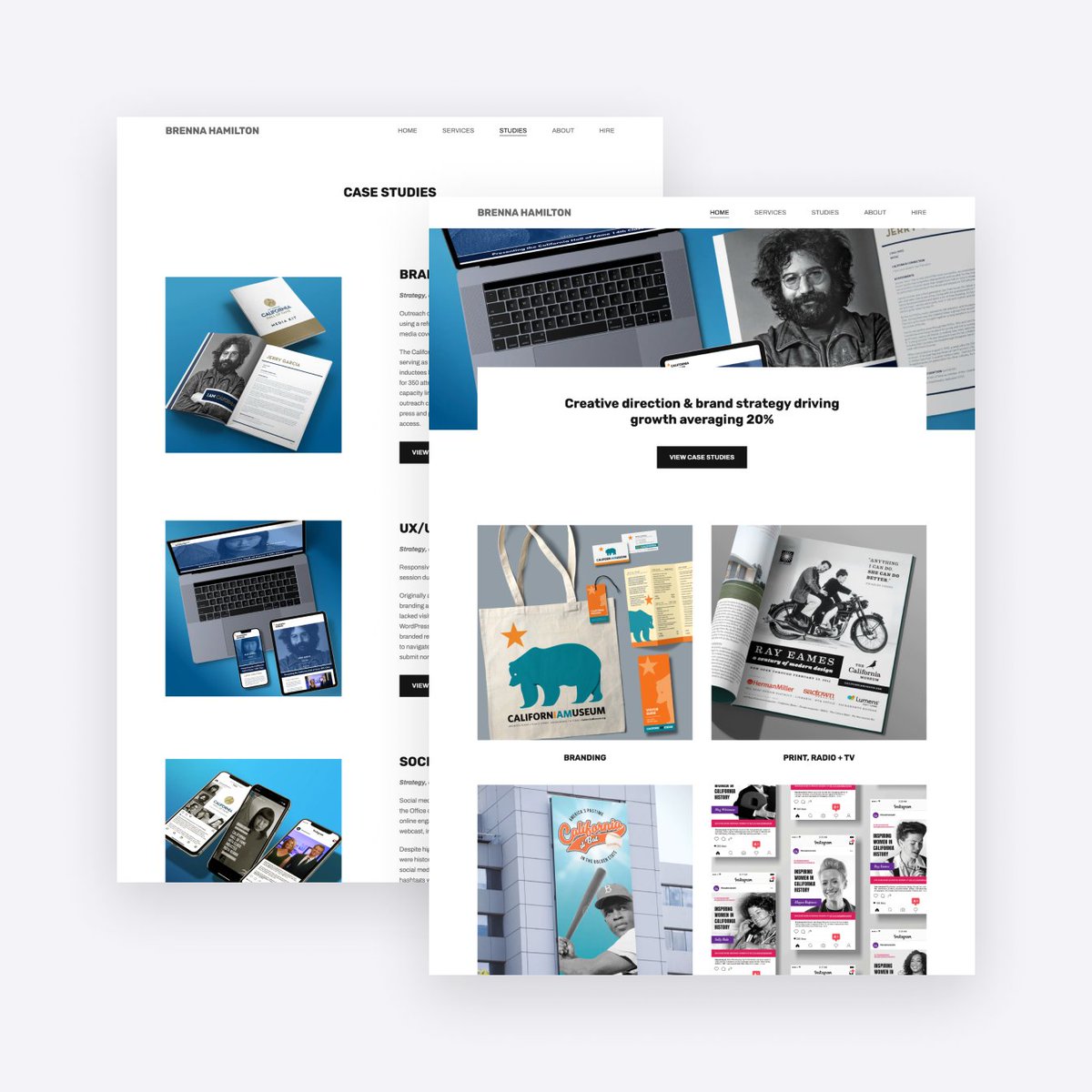 copyfolioapp's tweet photo. By the time you become a #creativedirector, you’ll have impressive projects under your belt. Presenting them in a professional way is essential for showing you’re a talent people have to look out for 🏆 Brenna did an outstanding job with that on her portfolio #madewithCopyfolio https://t.co/OVTmKaiZD6