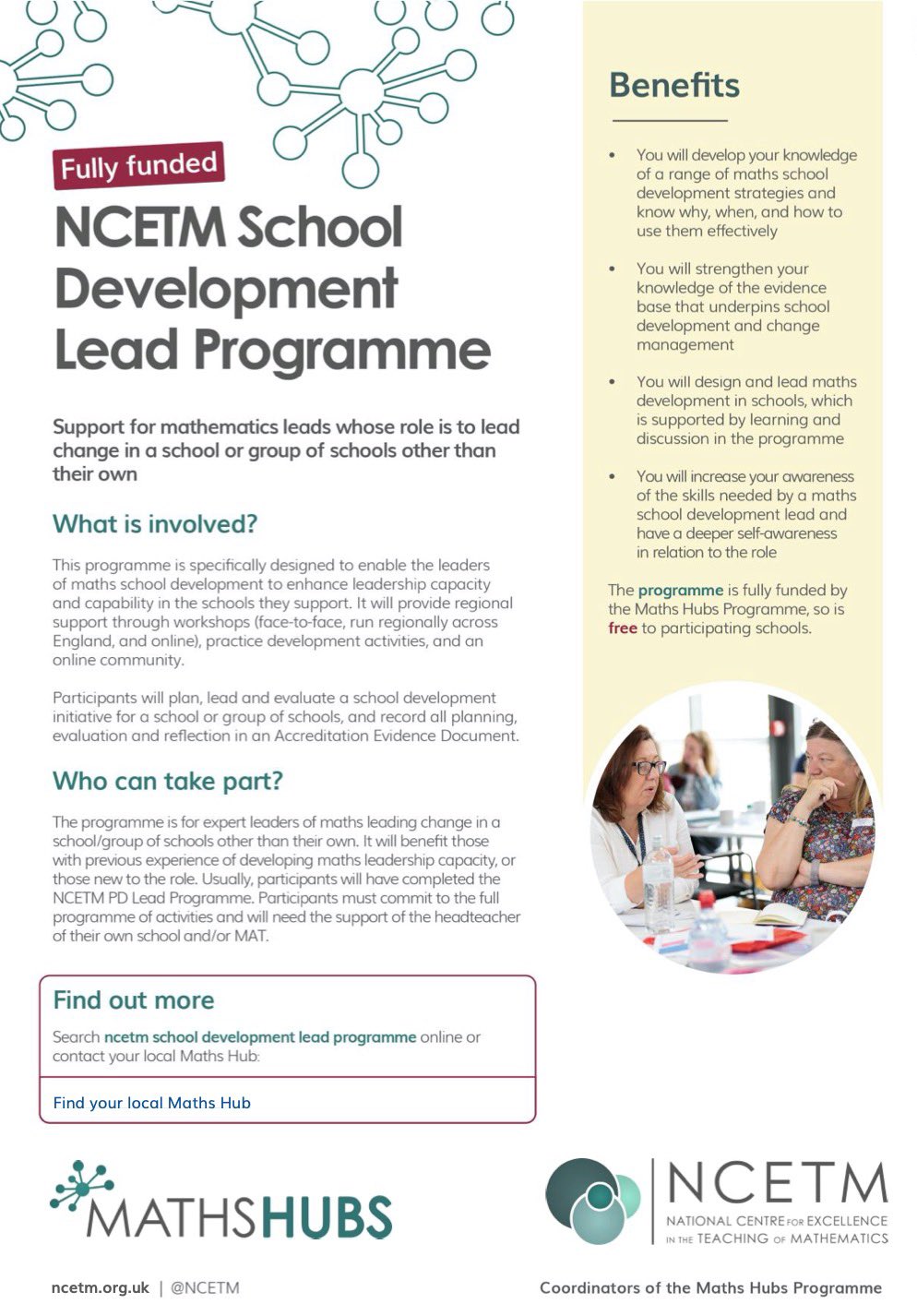 GLOW Maths Hub on Twitter "Interesting in being an ncetm accredited