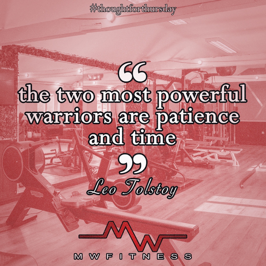 #𝙏𝙝𝙤𝙪𝙜𝙝𝙩𝙁𝙤𝙧𝙏𝙝𝙪𝙧𝙨𝙙𝙖𝙮

How have you found time impacts on your fitness and wellbeing?

~

#MWFitness #Fitness #Tolstoy #LeoTolstoy #WarAndPeace #Thought #Thoughtful #Patience #Time #Wellness