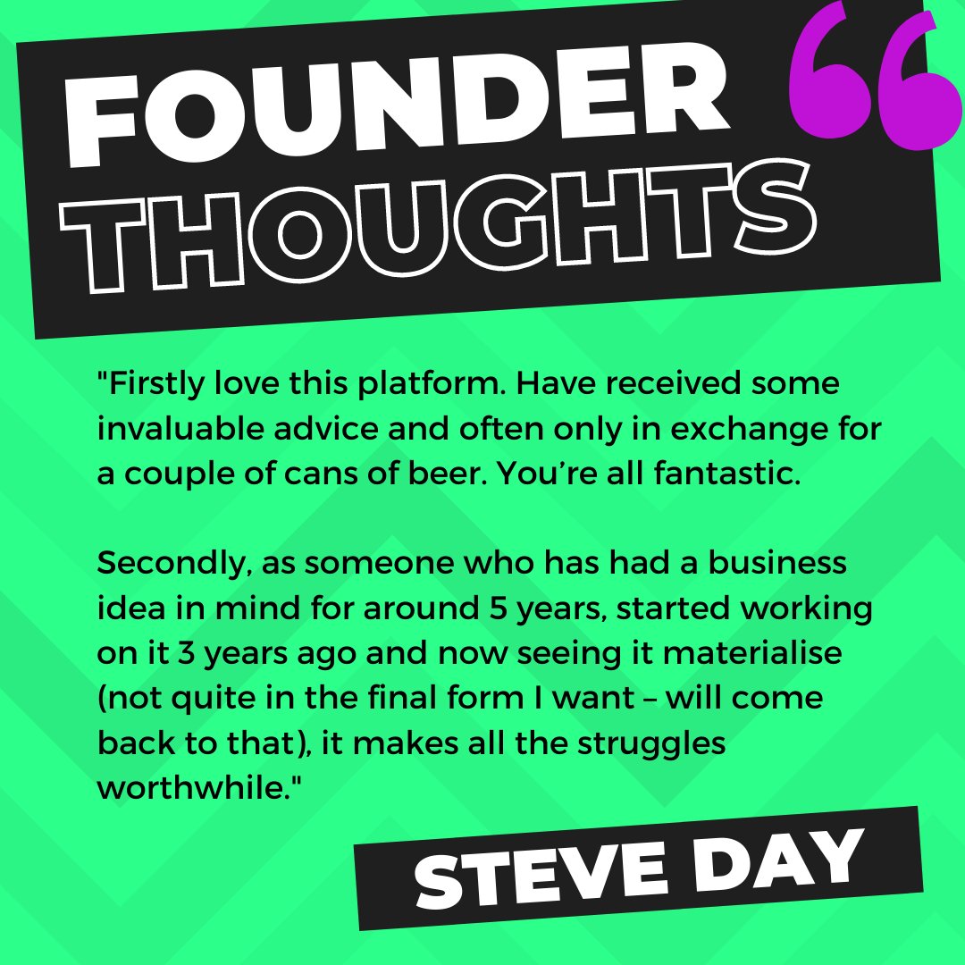 Don't just take our word for it! Steve shared a great insight into how GoFounder has helped him and his business.

Are you stuck in a rut like Steve? Join the world's most supportive startup. Built for founders, by founders.

Find out more👉 GoFounder.com