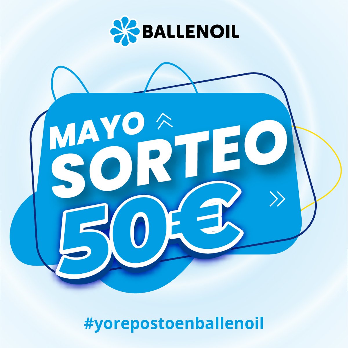 ballenoil's tweet photo. Ya está aquí nuestro SORTEO 🐋
🚗 50€ de carburante para ir a donde quieras. 
Requisitos:
🔹Sigue a @ballenoil
🔹Comenta con el hashtag #yorepostoenballenoil 
🔹Menciona a dos amigos

➖ El ganador se conocerá el 19/05 ➖ https://t.co/VJXltM1MTR