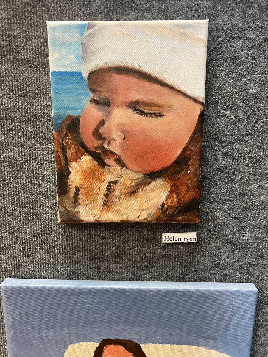 smytho's tweet photo. I recommend a visit to the fantastic Sallynoggin College Art exhibition @dlrLexIcon which includes 27 paintings of Dún Laoghaire - I opened it Monday and got to meet the brilliant winner Aaliyah Corcoran. @SCFEOfficial @tomkivlehan https://t.co/hpdSb5IEbP