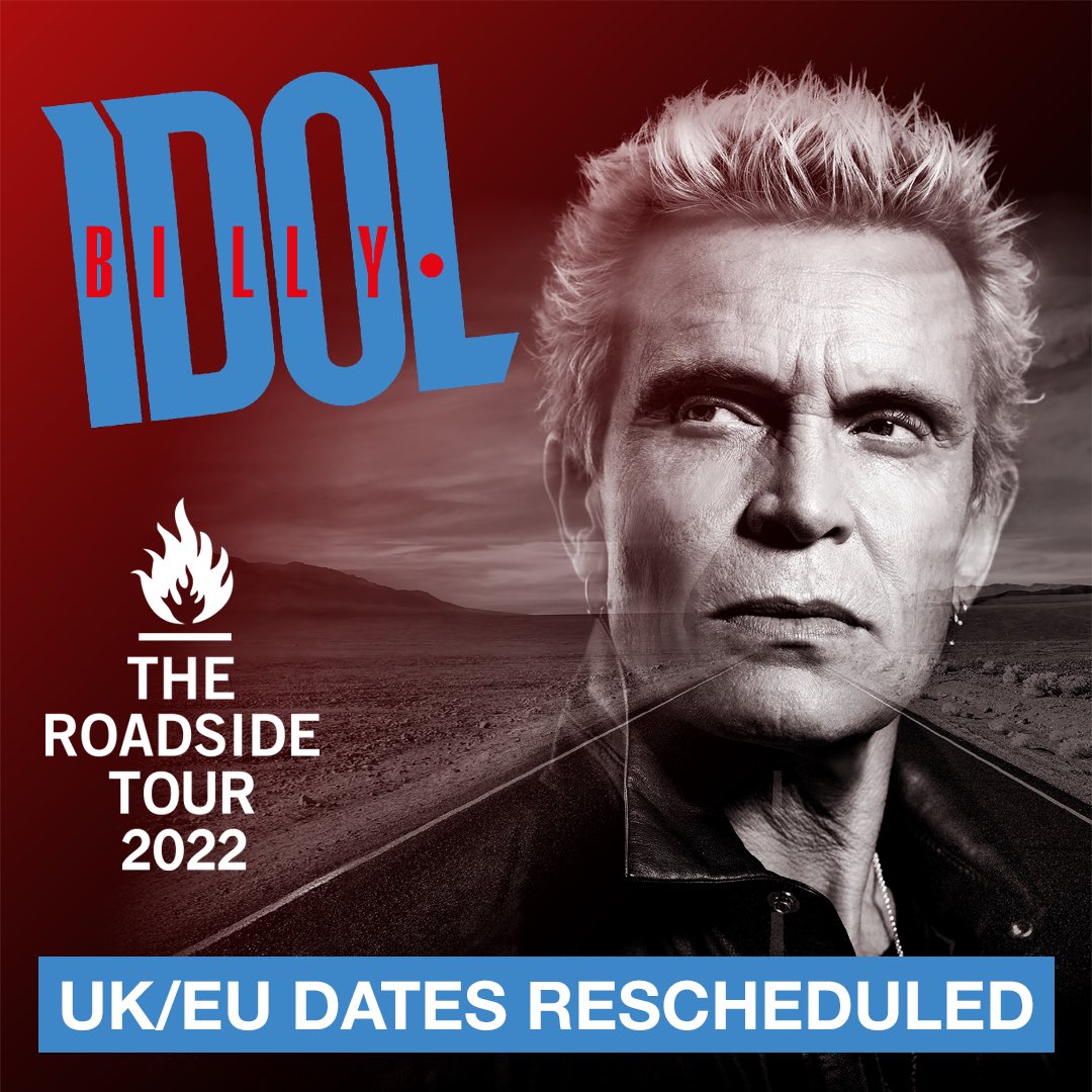  Billy Idol on Twitter: "It is with great frustration that we must Illustration 