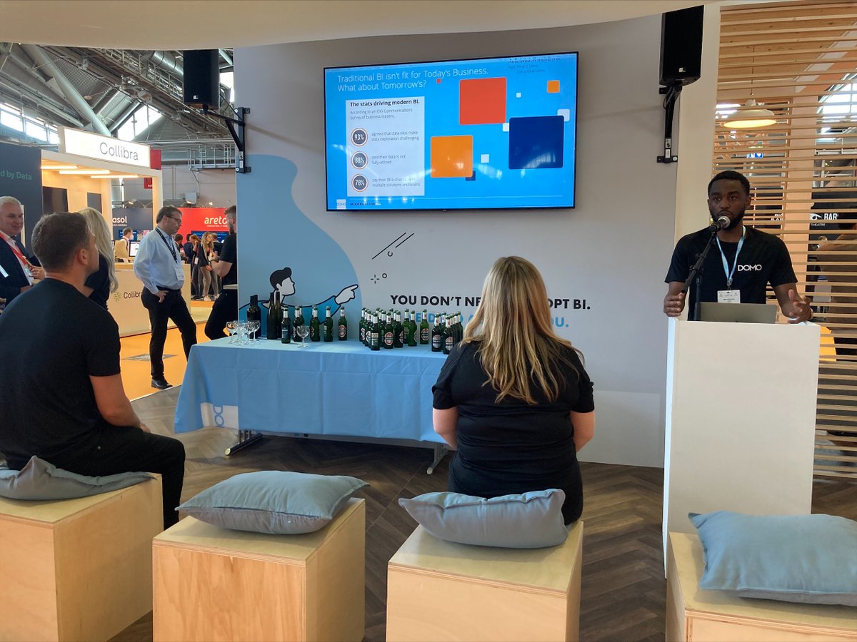 Domotalk's tweet photo. Looking to learn more about modern BI and data? 📊
Come meet the team at stand 130 and learn about the platform that allows your organization to drive action from data.
#BDWF22 #ModernBI #NURMITEUCH #MEETBACKBETTER https://t.co/vr1AvwBq1v