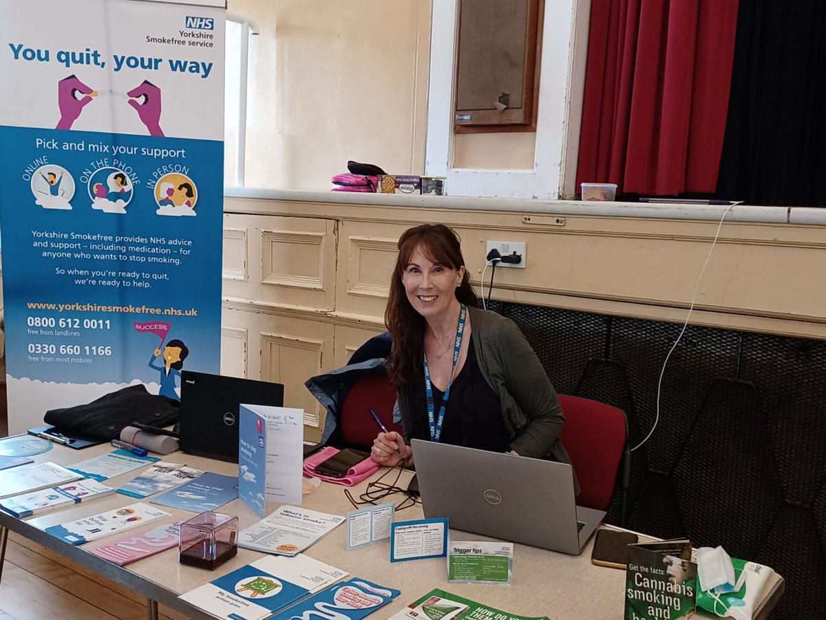 allofusinmind's tweet photo. Sally and Carrie from our #Wakefield @YSmokefree stop smoking service are in #Osset Town Hall today talking to people with a #learningdisability and their friends, families and carers. If you are interesting in quitting smoking pop along to say hello and see how they can help🚭 https://t.co/TQcXoywxxe