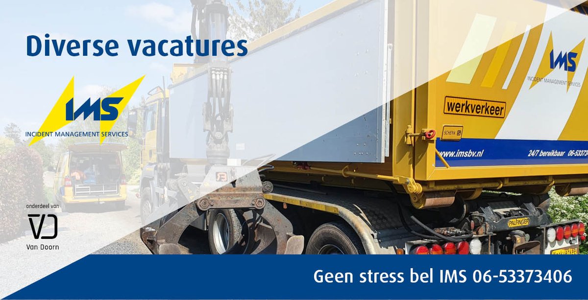 Ben jij flexibel, stressbestendig en hou je van een uitdaging? Dan pas jij binnen ons team en maken wij graag kennis met jou!

Wij zijn op zoek naar nieuwe collega’s: ow.ly/qXT050J69Ll

#vacature #incidentmanagement