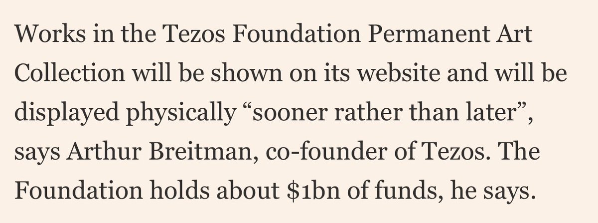 misanharriman's tweet photo. I have some news! Thank you @ArthurB @breitwoman @TezosFoundation @FT 
@mgerlis @tezos 

https://t.co/6Wlr7TOwAS https://t.co/177dhRPZ3X