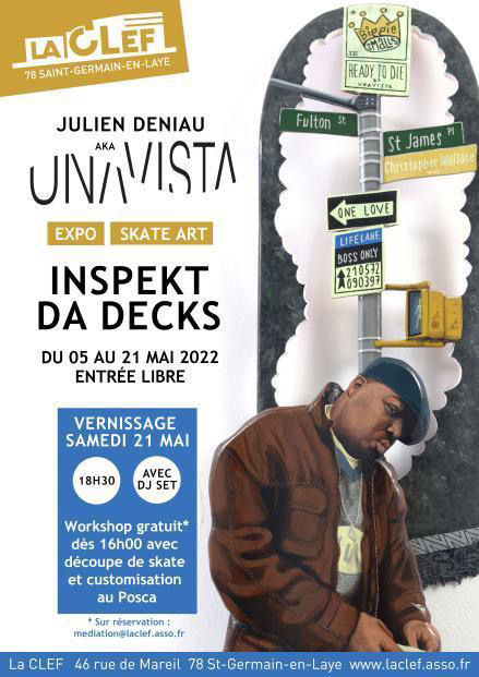POSCA_Coloring's tweet photo. Julien Deniau que l'on connait sous le pseudonyme UNAVISTA expose ses planches de skate recyclées, découpées et customisées au POSCA à La Clef, le lieu culturel de Saint-Germain-en-Laye par excellence

https://t.co/D0uwfFZzun https://t.co/yMLyJXFXEK