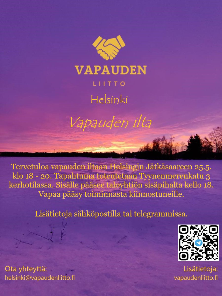 Vapauden liitto Helsinki tweet media