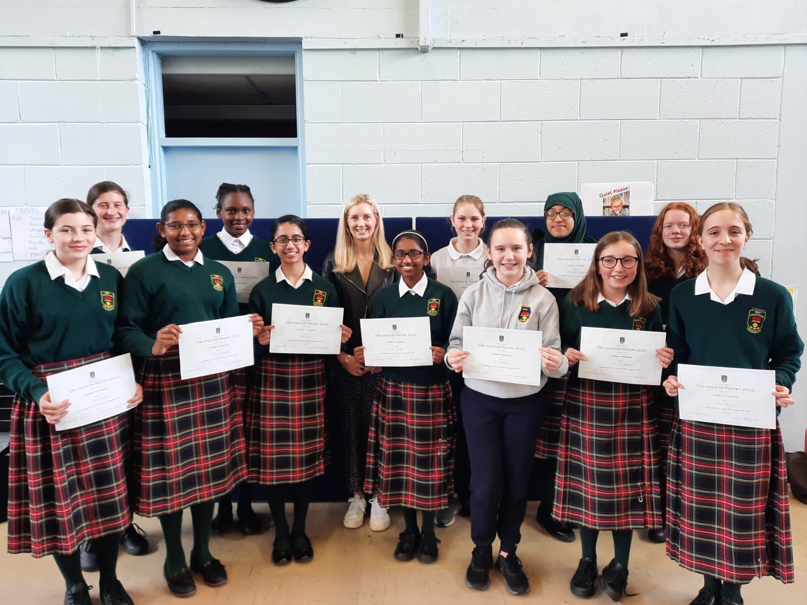 St Joseph's College on X: "Our wonderful Voice of Poetry finalists in first  year pictured with author Caroline Finnerty.Winner will be announced on  Awards Day. Thanks to everyone who participated. #voiceofpoetry  https://t.co/S6xLRCVC71" /