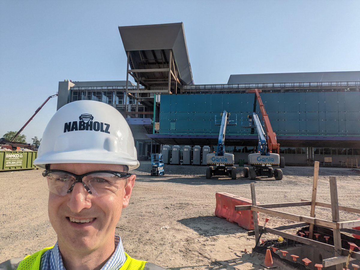 <a href="/uamshealth/">UAMS Health</a> Ortho &amp; Spine Hospital, first case now less than a year away! Being built ground-up for spine/MSK patients. Exciting to see it take shape each week. This will house our integrated Ortho/Neuro spine team and our Interventional Pain colleagues. #spine #orthotwitter