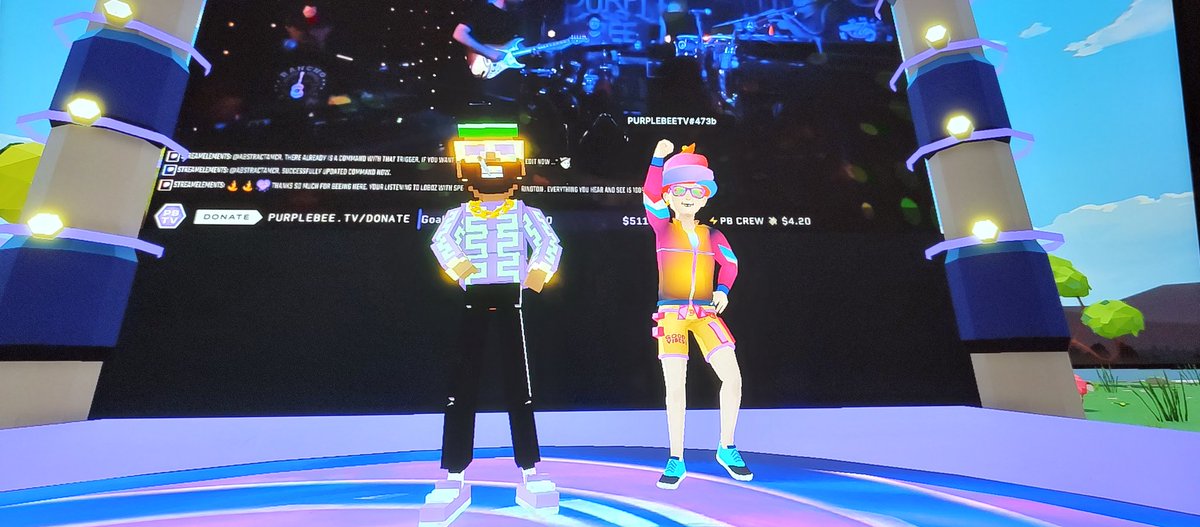 digitrapperz's tweet photo. The vibe was so cool @purplebeetv I was dancing the whole time I was there. . . If you haven't already make sure you follow purple bee tv they're always putting on dope events. . . . #purple #purplebee #purplebeetv #livemusic #LIVE #Metaverse #Dance #Dancing https://t.co/8U7yL3XF4q