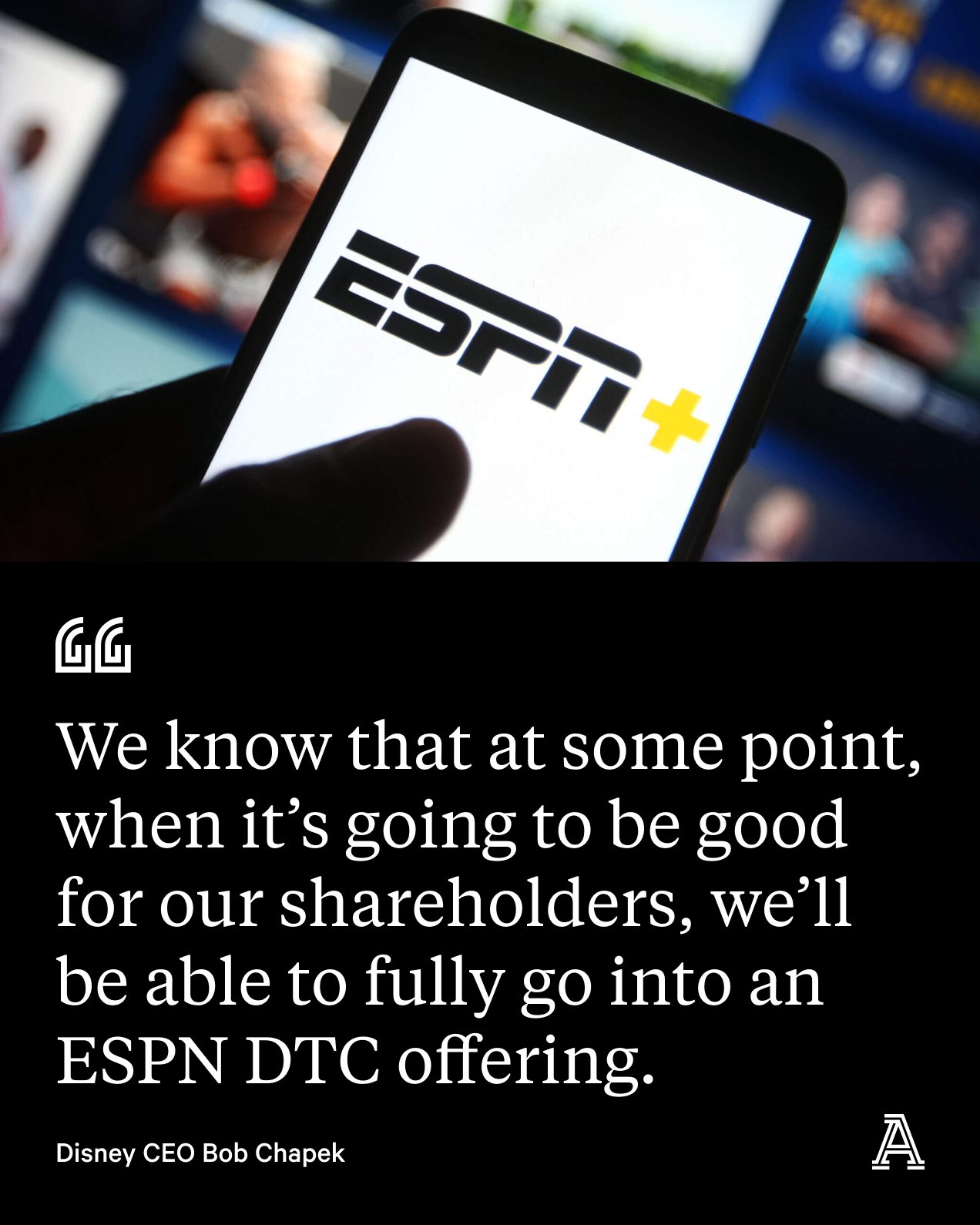 The Athletic on Twitter "All of ESPN could one day be available for a