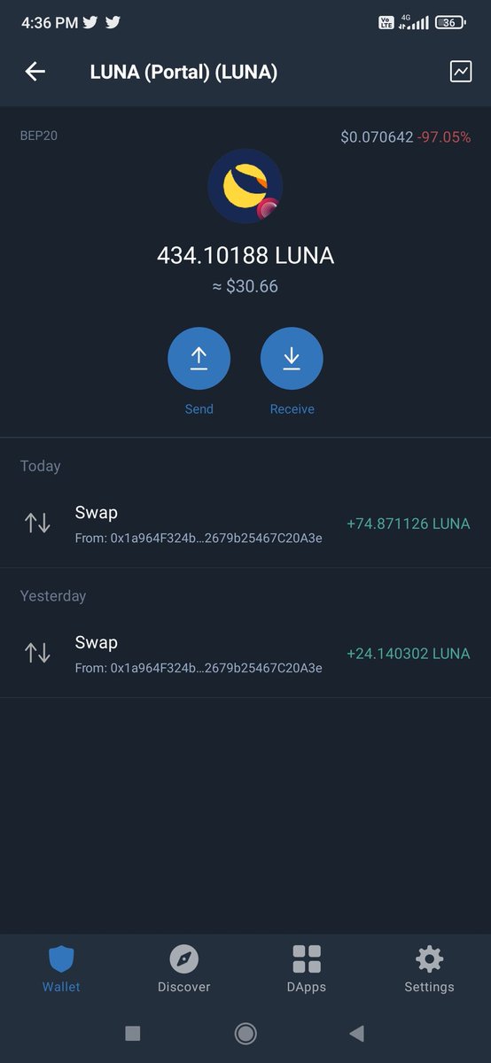jasmeetmason22's tweet photo. @terra_money 
Why  
Difference in price ??? https://t.co/Ol5J9zW91P
