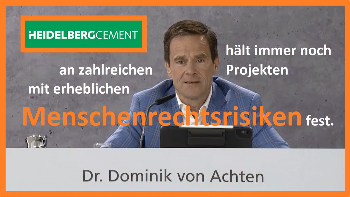 Krit_Aktionaere's tweet photo. #HeidelbergCement betreibt angeblich "ein breites Stakeholder-Engagement, das den besonderen Belangen indigener Gruppen ... Rechnung trägt". Dies steht im Widerspruch zu Beschwerden indigener Gruppen in #Indonesien, der #Westsahara und im #Westjordanland #CemEND @WatchIndonesia1 https://t.co/Fnjtlr9Mpz