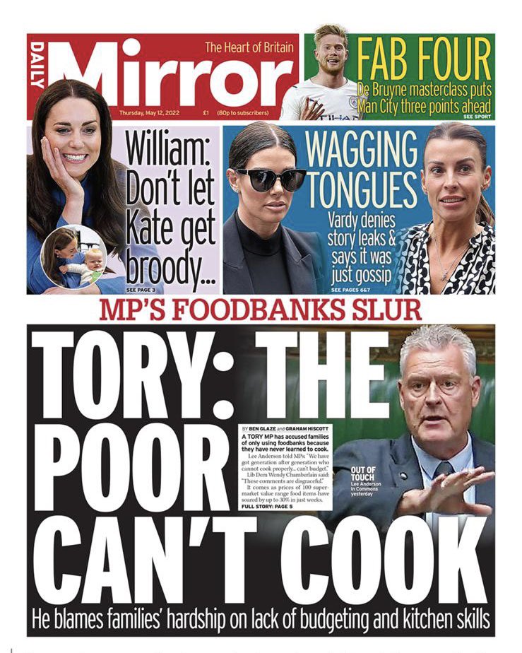 JuliaHB1's tweet photo. Can you spot the difference?

Tory MP praises local foodbank for teaching people on low incomes how to budget for and cook healthy meals for just 30 pence. 

He's attacked by the same newspaper which published Jack Monroe's recipes for 11 pence budget meals!!! https://t.co/NP3n8Pu6Ee