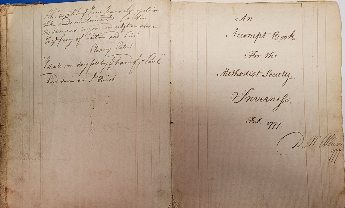 HLHArchives's tweet photo. Today's #LearnWithLorna was on our wonderful & extensive #Methodist collection (GB0232/D558). A 2nd Mar 1777 payment to James Douglas is annotated "Greedy wretch! Poor Wrigley. A fool & his money is soon parted" All LWLs can be seen at https://t.co/Xqx9R8bvZh #HLHMoreThanLeisure https://t.co/zdyB33Qhw0