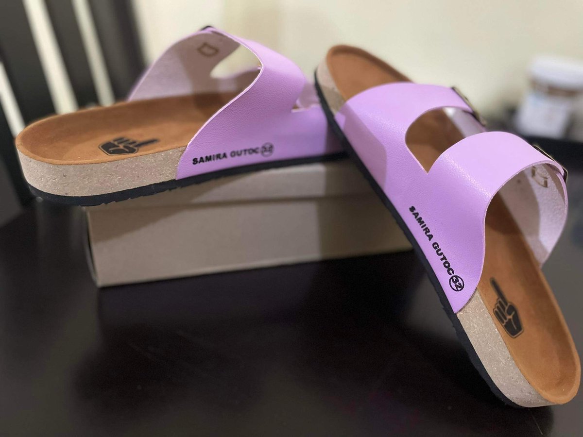 Maraming salamat Ely Knows Ent para sa pair of sandals na binigay n’yo sa akin. Magagamit ko po ang mga ito sa pagbisita ko sa mga bakwit shelter at iba pang mga kababayan natin dito sa Mindanao.

Kaisa po ako ng buong Marikina Shoe Industry sa pagsulong ng gawa at likang Pinoy.