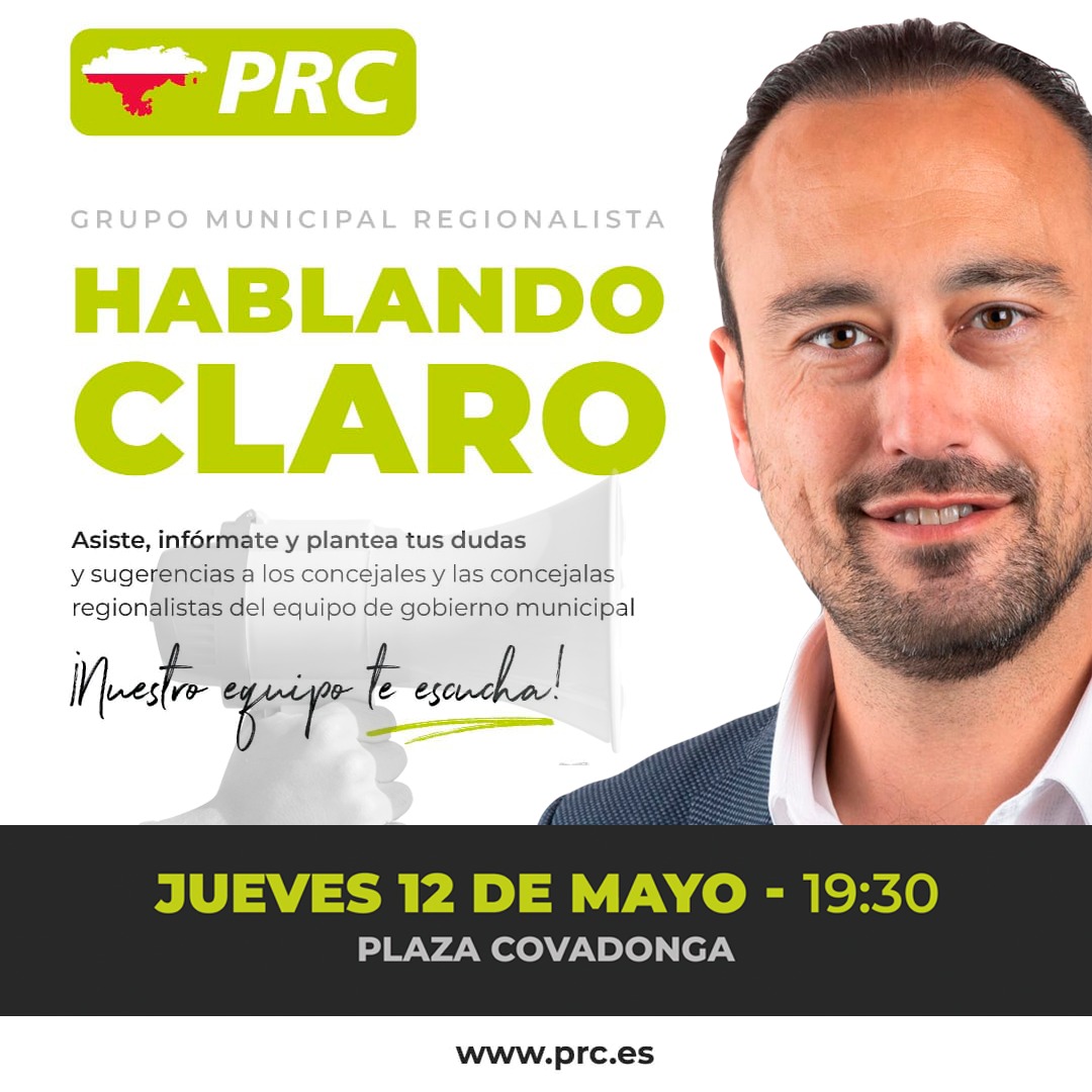 torrelavega_prc's tweet photo. 👋 Hoy tenemos una nueva edición de 'Hablando Claro' desde el Barrio Covadonga
🙋‍♀️ Acércate a la Plaza Covadonga a partir de las 19:30 para charlar con nosotros y plantearnos todas tus dudas y sugerencias
😁 ¡Os esperamos! https://t.co/uzHvKuC0rz