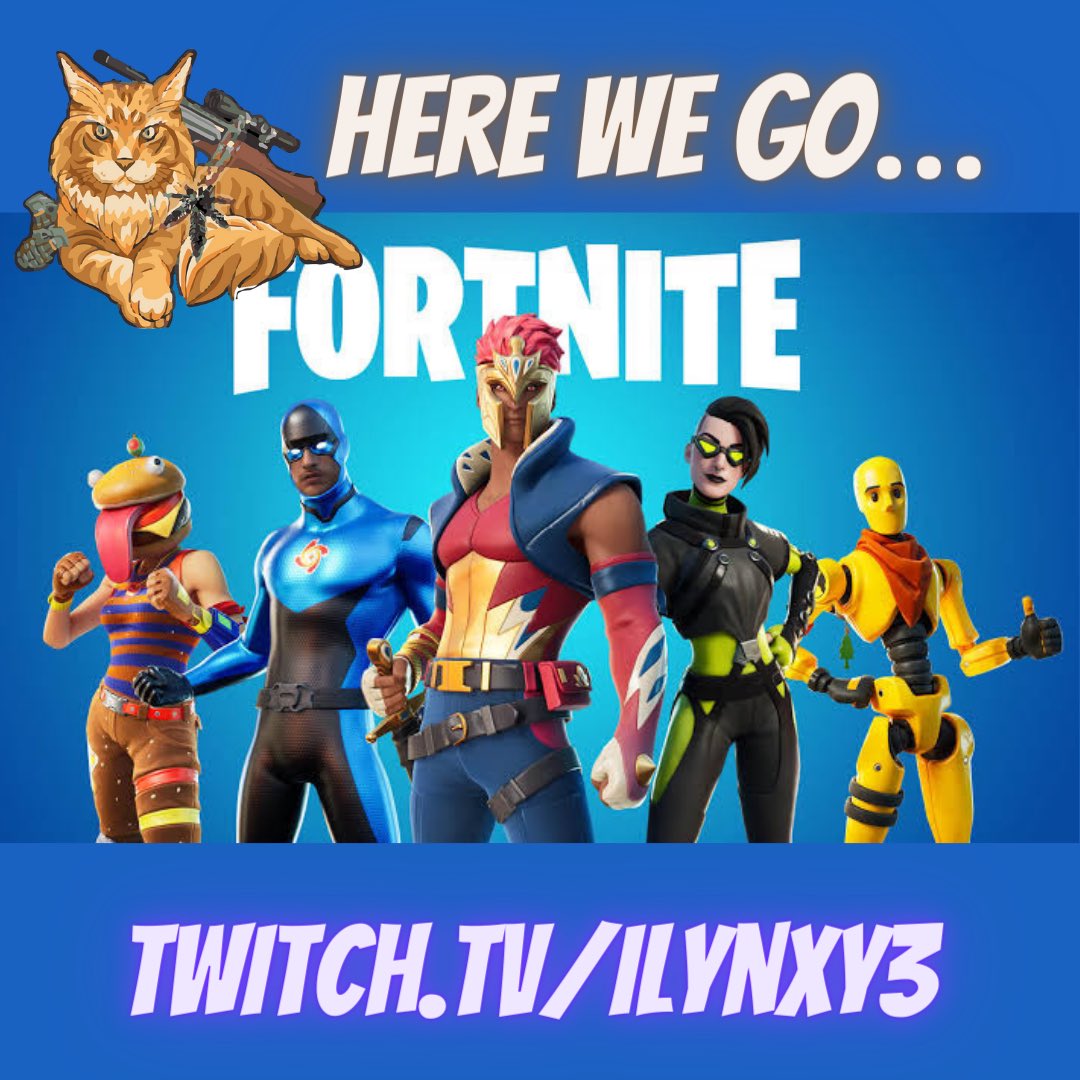 ILynxy3's tweet photo. I’m #Live on Twitch! Playing fortnite for the first time in 4/5 years! Here we go… Build or no build? Tell me what you think! 😱 Join us at https://t.co/TrJTs8Mq7C #Fortnite #AESG #Twitch #iLynxy3 #Cubcave https://t.co/ZObCP79ytA