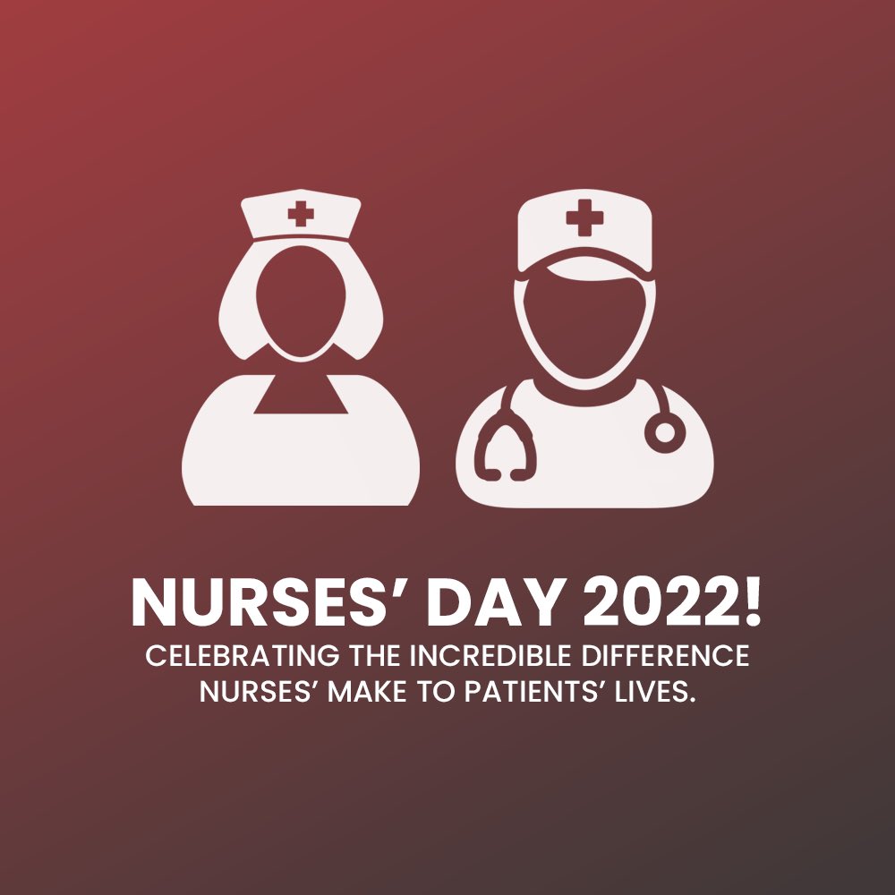 🧑‍⚕️👩‍⚕️Today is Nurses’ Day 2022, and we are celebrating the incredible difference nursing staff make to patients’ lives.