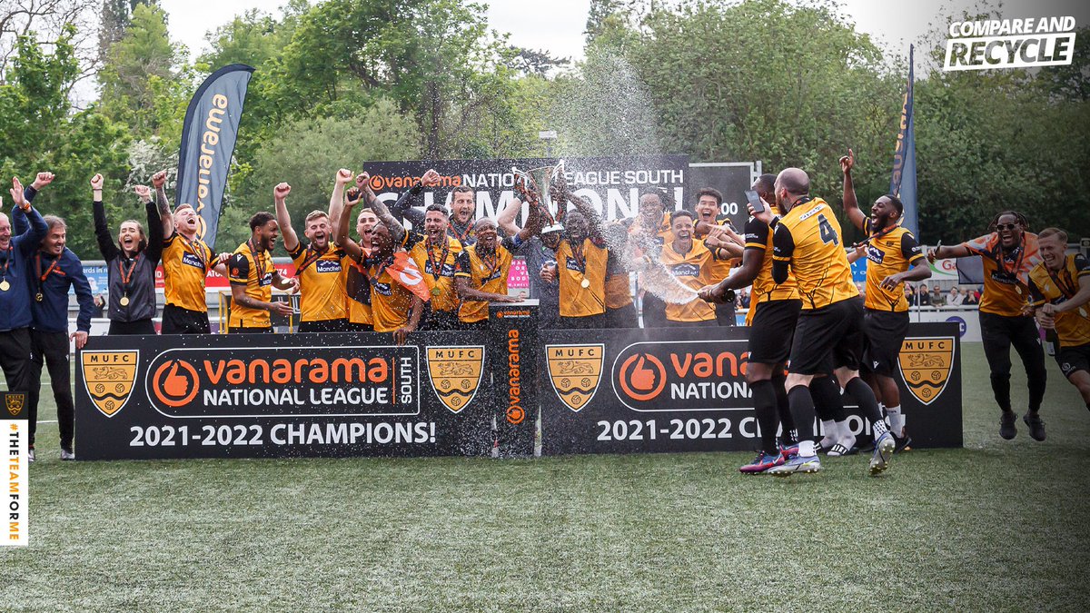 Thank you for everything <a href="/maidstoneunited/">Maidstone United</a> an experience I’ll never forget🏆🖤💛 #Champions