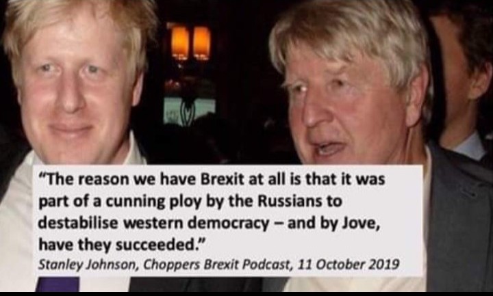 <a href="/EuropeanPowell/">EuropeanPowell</a> <a href="/SydesJokes/">Lord Sydes #FBPE #NAFOFellas 🇬🇧🇩🇪🇸🇬🇫🇮🇪🇺</a> BREXIT was Putin's Plan to destroy Great Britain. That's it, scroll forward, nobody trusts a word Johnson says, we have lost £440 million a week in trade with the EU, over £131 Billion according to the Bank of England. So now we need to piss Putin off by #RejoinEU