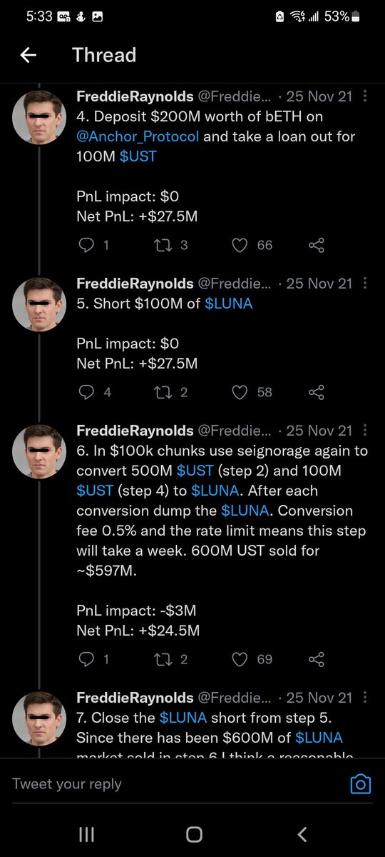 basedsemite's tweet photo. @easyeight08 This guy told Luna/Do Kwon EXACTLY how all this can happen and they did nothing to prevent, this back in November 2021..! they got a lil too cocky, you can tell by his response... https://t.co/SOCTDM5lbS