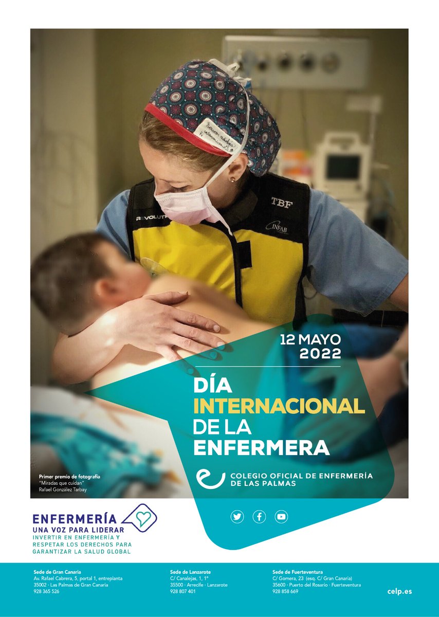👩‍⚕️ 𝗗𝗜𝗔 𝗜𝗡𝗧𝗘𝗥𝗡𝗔𝗖𝗜𝗢𝗡𝗔𝗟 𝗗𝗘 𝗟𝗔 𝗘𝗡𝗙𝗘𝗥𝗠𝗘𝗥Í𝗔:  'Una voz para liderar, una visión de futuro para la salud'. #DíaInternacionalEnfermería #DIE2022 #Celp