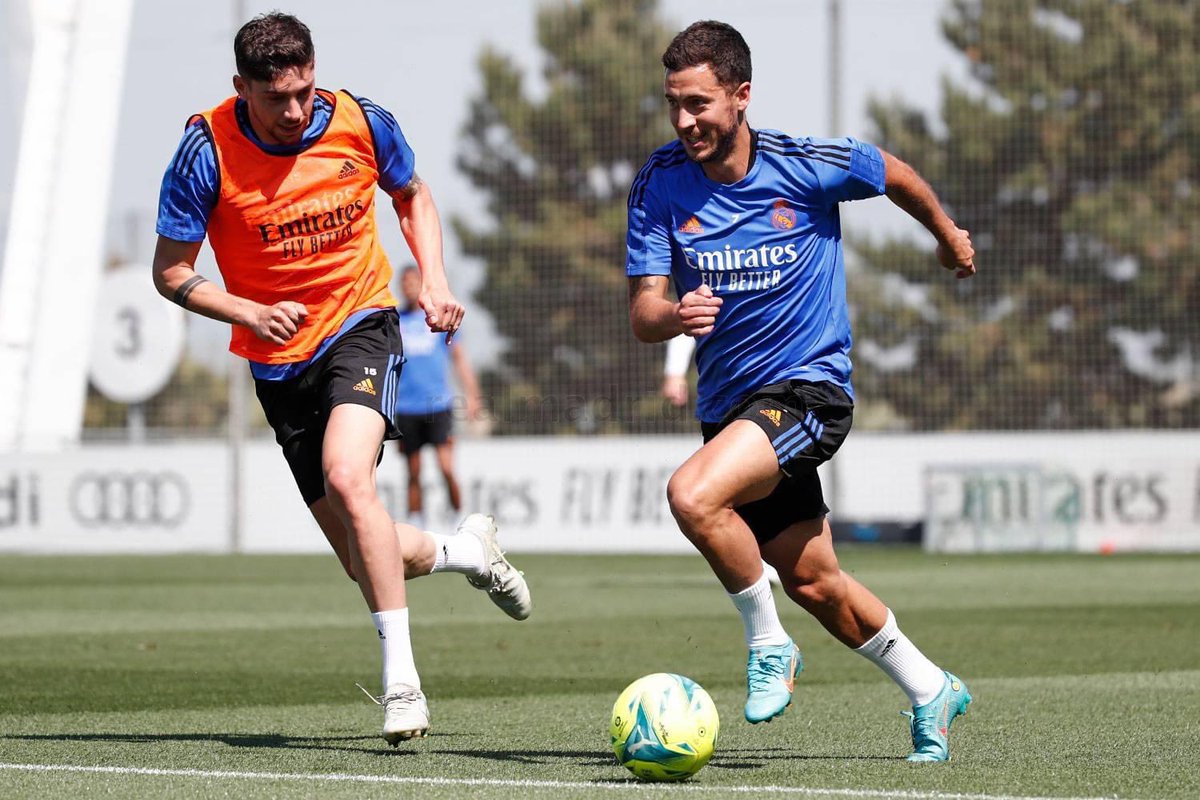 FCRealMadridFT's tweet photo. Some pictures from today's workout.
 As you will notice, a few players from Team B trained with Team A. #RealMadrid #HalaMadrid #laliga #Bernabeu #fcrealmadridfantoken https://t.co/uKSa0t1pAX