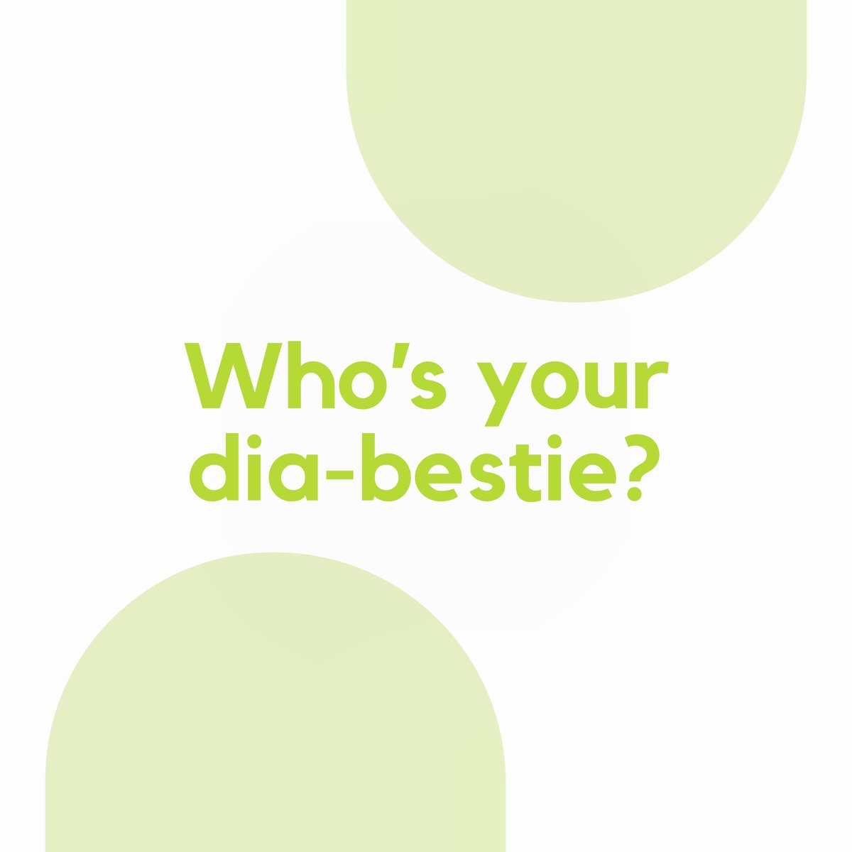 Tag your dia-bestie! Wether it’s an influencer or a friend who is a fellow type 1, tag them below and show some love👫 #t1dcommunity