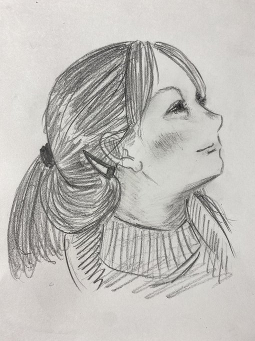 初こーゆーの。
#イラスト #落書き 