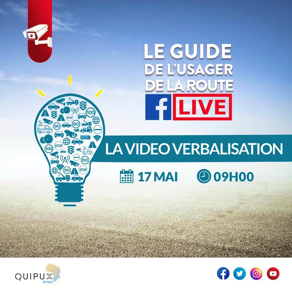 QuipuxCGI's tweet photo. Vous avez des questions ou préoccupations relatives à la Vidéo Verbalisation suivez nous [EN DIRECT] ce 17/05/22 à partir de 9h🕓. Vous pouvez déjà poser vos requêtes en commentaire👇🏾
#stopalincivismesurlaroute
#Quipuxafrique
#CGIM https://t.co/UvLlzoTpSI
